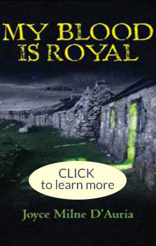 My Blood is Royal book cover- Learn More button
